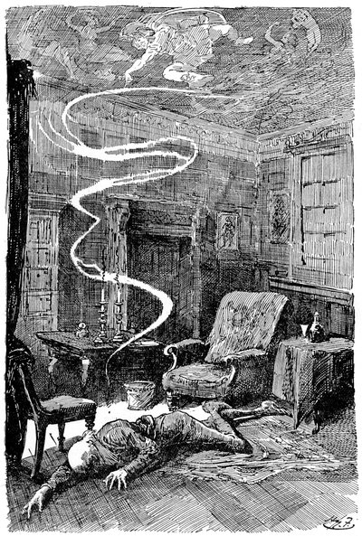タルキングホーン氏の死、1912年 作： Harry Furniss