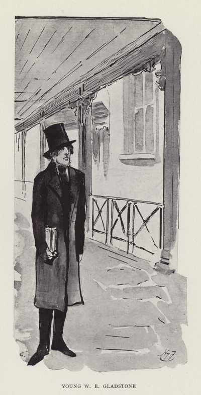 若いWEグラッドストーン 作： Harry Furniss