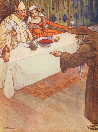 聖ニコラスのレイ（カラーリトグラフ） 作： Harry George Theaker