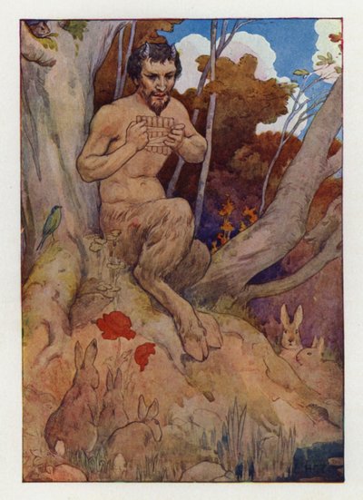 パン（カラーリトグラフ） 作： Harry George Theaker
