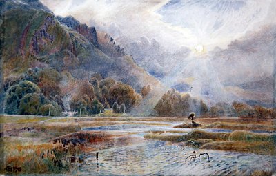 太陽の光が降り注ぐバレー 作： Harry Goodwin