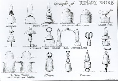 トピアリー作業の例、1902 作： Harry Inigo Triggs