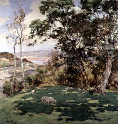 Near Kirkudbright, c.1900 (油彩・キャンバス) 作： Harry MacGregor