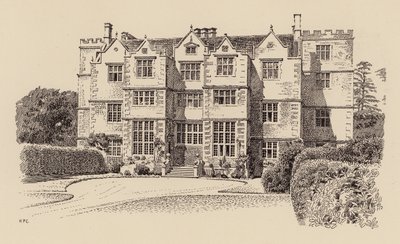 Chastleton House、オックスフォードシャー（カラーリソ） 作： Harry Percy Clifford