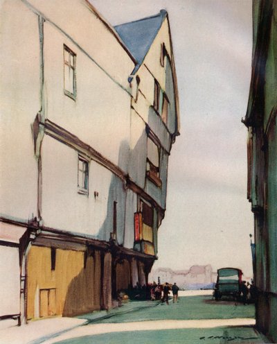 「古い建物」、c1933 作： Harry Tittensor