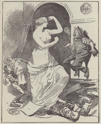 ミロのヴィーナスは彼女の長い行方不明の腕を見つけます 作： Harry after Furniss