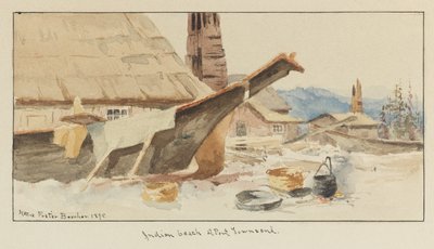 ポート タウンゼンドのインディアン ビーチ 作： Hattie Foster Beecher
