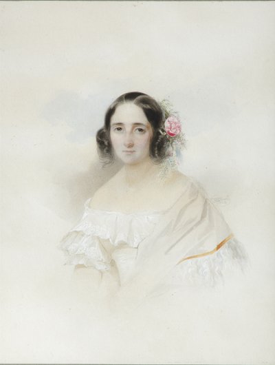 アンナ・アレクセエヴナ・オレーニナの肖像1808-1888、1839 作： Hau