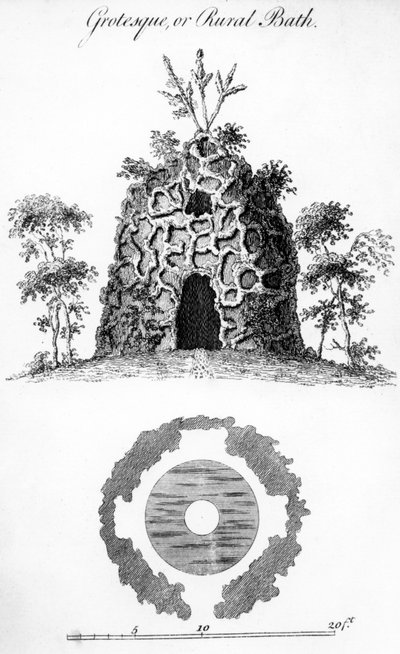 グロテスクまたは田園風呂、ウィリアムライト作、1762年 作： Haynes King