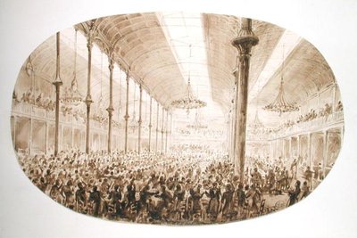 宴会、1865年頃 作： Hector Horeau