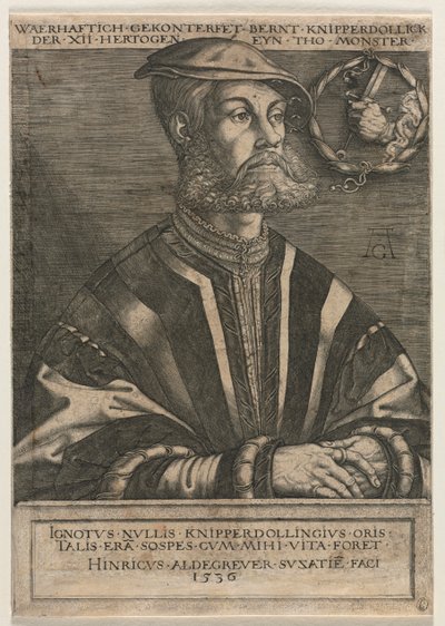 バーント・ニッパードリング、1536年。 作： Heinrich Aldegrever