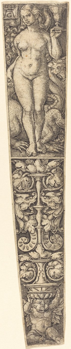 バビロン娼婦の短剣の鞘 作： Heinrich Aldegrever