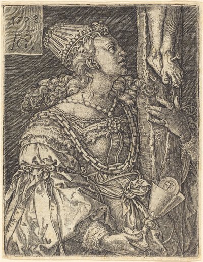 信仰、1528年。 作： Heinrich Aldegrever