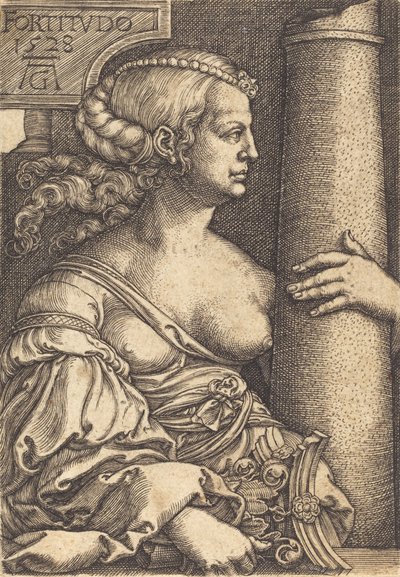 フォーティチュード、1528年。 作： Heinrich Aldegrever