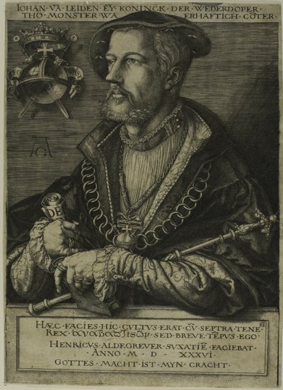 ジョン・ファン・ライデン 作： Heinrich Aldegrever