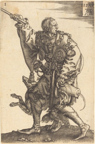 大規模なウェディング ダンサー、1538 年。 作： Heinrich Aldegrever