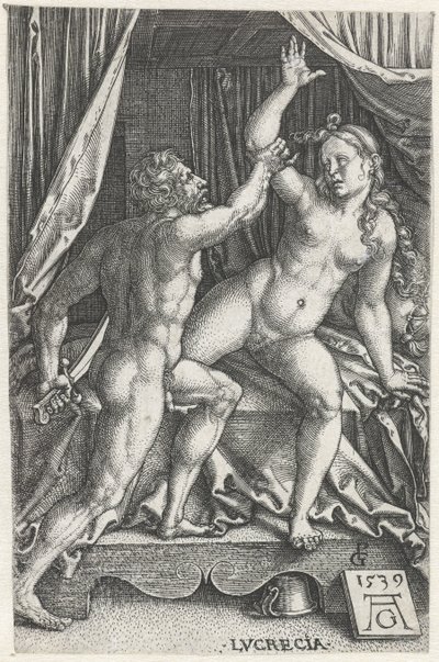 ルクレティア・エン・セクストス・タルクィニウス ルクレシア (オブジェクトのタイトル) 作： Heinrich Aldegrever