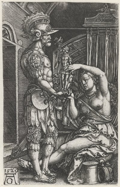 メデアはジェイソンにイメージを与える 作： Heinrich Aldegrever