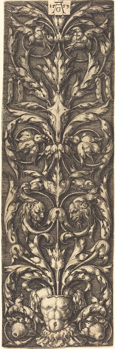 オーナメント、1553年。 作： Heinrich Aldegrever