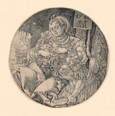 サムソンとデリラ 作： Heinrich Aldegrever