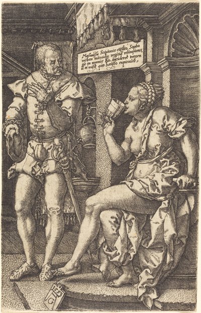 ソフォニスバ、1553年。 作： Heinrich Aldegrever