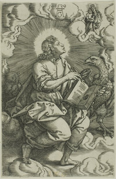 聖ヨハネ、四人の伝道者より 作： Heinrich Aldegrever