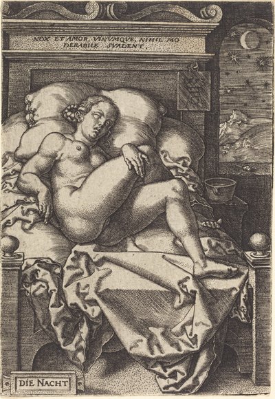夜 作： Heinrich Aldegrever