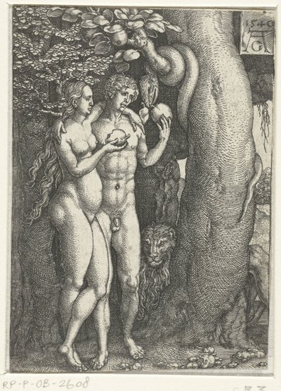 人間の堕落 アダムとイブの歴史（シリーズタイトル） 作： Heinrich Aldegrever