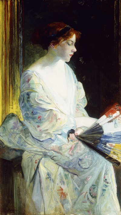エキゾチックな女性、1911 作： Heinrich Augustus Schwabe