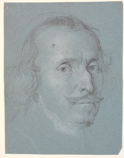 男性の肖像画の頭 作： Heinrich Dittmers