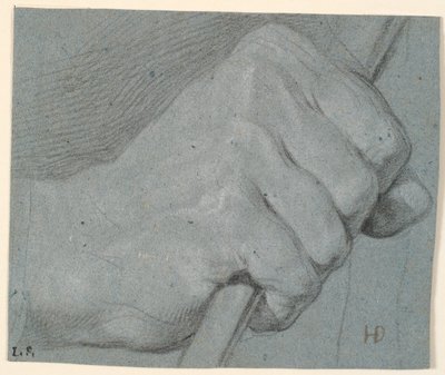 棒に縛られた手の研究 作： Heinrich Dittmers