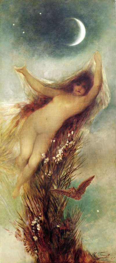 夜、1885 作： Heinrich Faust
