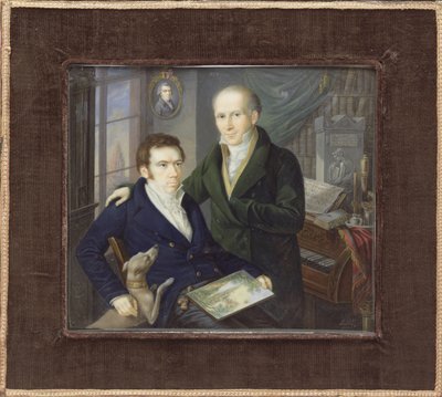 ヨセフとカール アウグスト フォン クライン、1810～15 年頃。 作： Heinrich Franz Schalck
