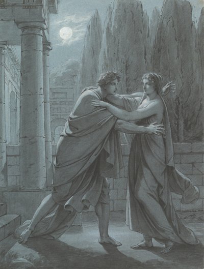 サプライズでアリスティップを撮影するライス、カリフォルニア州。 1801年。 作： Heinrich Friedrich Füger
