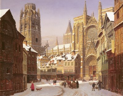 オランダの大聖堂の町 作： Heinrich Hansen