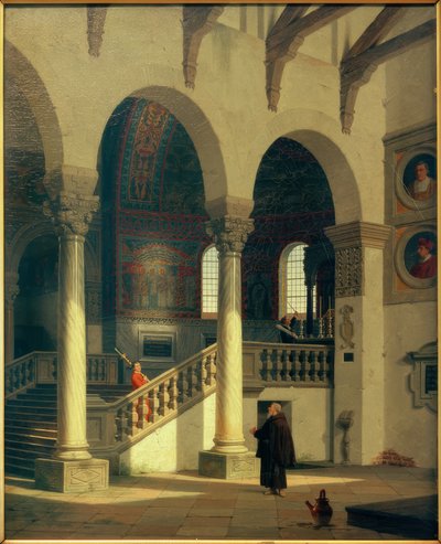 ラベンナ、S.Apollinare in Classe -絵画ハインリッヒ・ハンセン 作： Heinrich Hansen