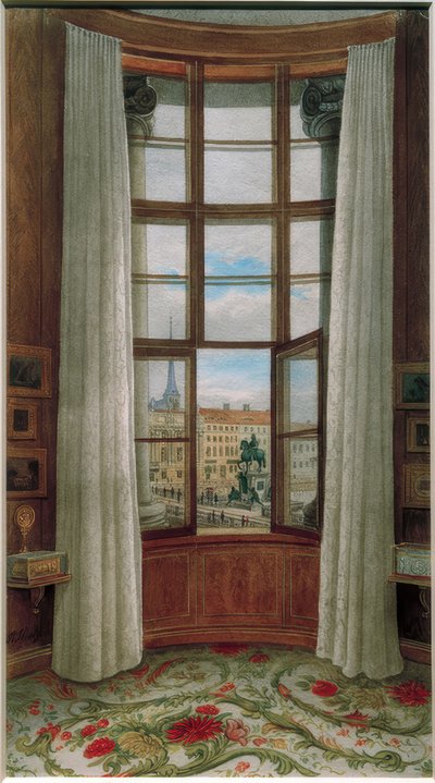 ベルリン市庁舎からの眺め 作： Heinrich Hintze