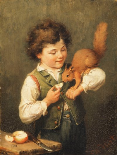 ペットのリス 作： Heinrich Hirt