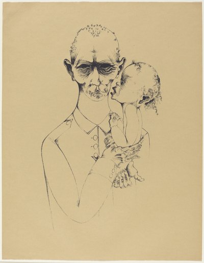 お父さん 作： Heinrich Hoerle