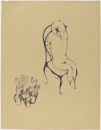 幻覚（幻覚） 作： Heinrich Hoerle
