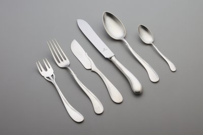 チューリパン "の食器6点：テーブルナイフ1本 作： Heinrich Vogeler