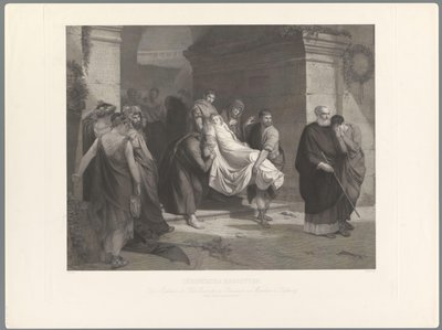 キリスト教徒の殉教者が流される クリストリッシュ・マルティエ 作： Heinrich Nuesser