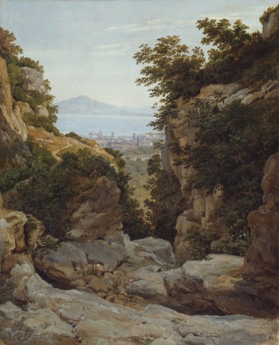 イタリアの風景 作： Heinrich Reinhold
