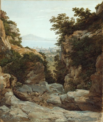 イタリアの風景 作： Heinrich Reinhold