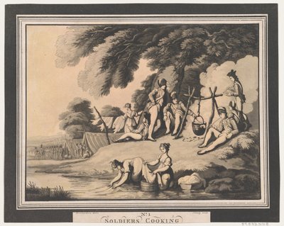 兵士の料理、1798 年 4 月 1 日。 作： Heinrich Schutz