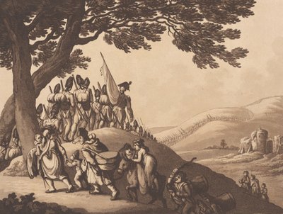 兵士の行進、1798 年 4 月 1 日。 作： Heinrich Schutz