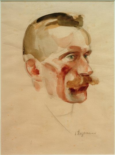 1926年頃のヴィルヘルムヴェルナーの肖像 作： Heinrich Stegemann