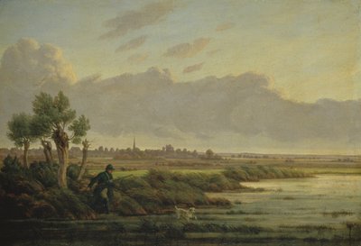 Winterhude、1834年のアルスターで 作： Heinrich Stuhlmann