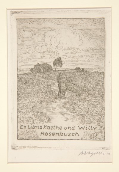 ブックプレート 作： Heinrich Vogeler