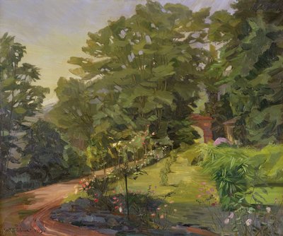 バラ園 作： Heinrich Wilhelm Truebner
